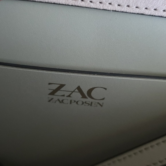 Zac Posen Mint Top-Handle Satchel Handbag with Gold Hardware - Picture 6 of 16